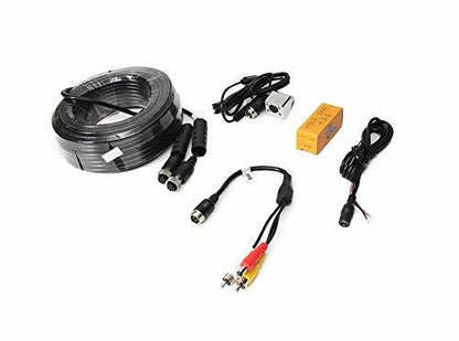 Rear View Safety Chrome Backup Camera w/IR,Cable, RCA Adapter (RVS-BV-811)