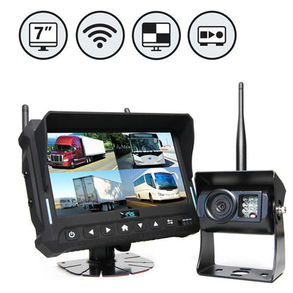 7&quot; QV Monitor w/DVR, Left Side Camera, RVS-Mount