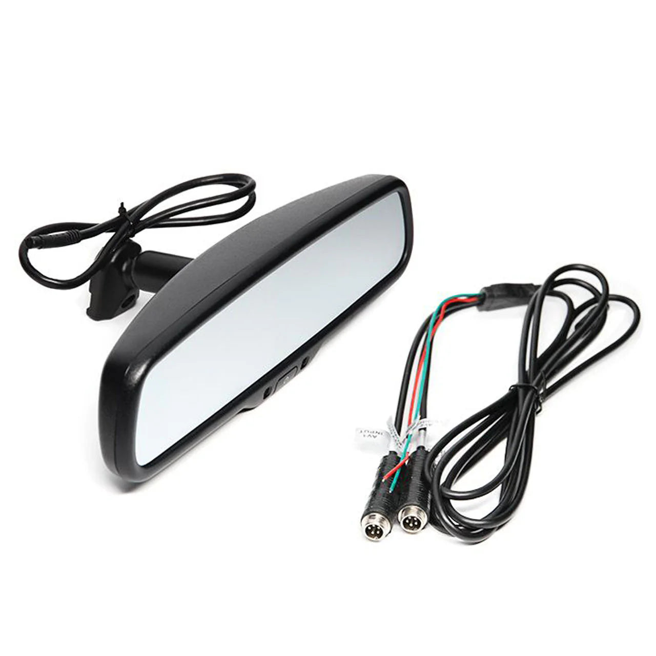 Rear View Safety - Silverado 3500 Mirror Monitor with Compass and Temperature, Tailgate Camera, 33ft Cable