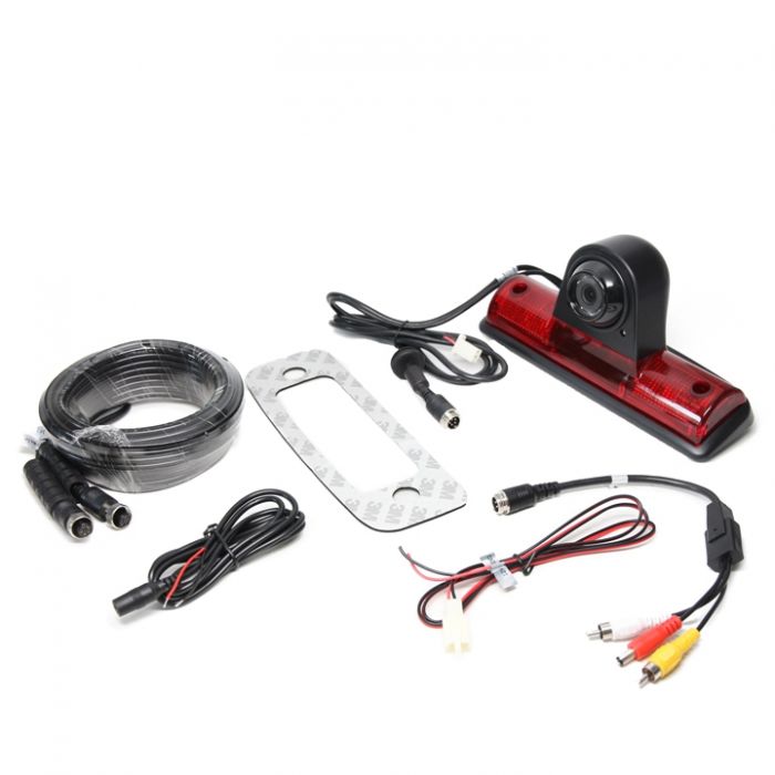 Rear View Safety Third Brake Light Backup Camera and Cable Compatible with NV1500, 2500 and 3500 Series (RVS-912-XX)